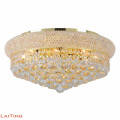 Home Decorative Fixtures High Intensity Modern Living Room Ceiling Lamp Hotel Fashion Pendant Low Ceiling Crystal Chandelier